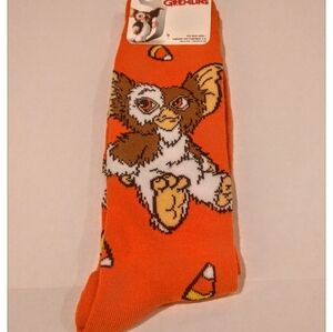 * Gremlins ~ GIZMO * Novelty Crew Socks Fits Men's Shoe Size 6 - 12  *NWT*